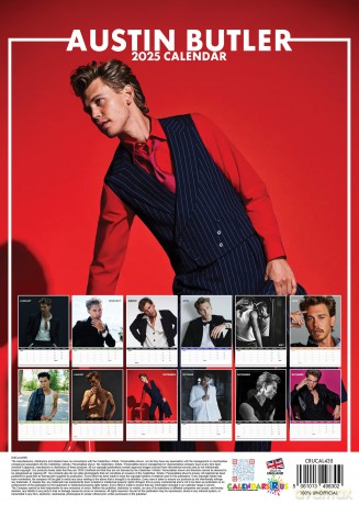 Austin Butler: 2025 Calendar [KALENDARZ]