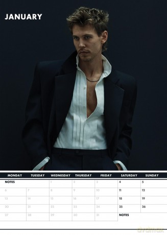 Austin Butler: 2025 Calendar [KALENDARZ]