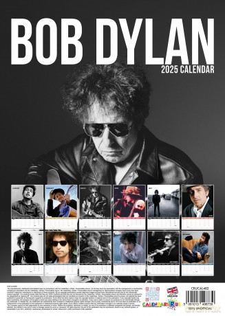 Bob Dylan: 2025 Calendar [KALENDARZ]