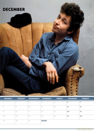 Bob Dylan: 2025 Calendar [KALENDARZ]