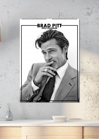 Brad Pitt: 2025 Calendar [KALENDARZ]