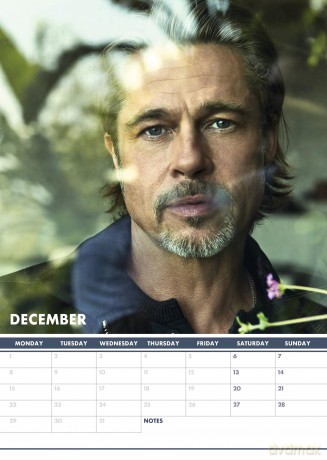 Brad Pitt: 2025 Calendar [KALENDARZ]