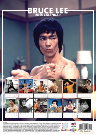 Bruce Lee: 2025 Calendar [KALENDARZ]