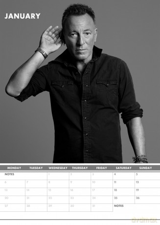 Bruce Springsteen: 2025 Calendar [KALENDARZ]