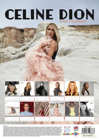 Celine Dion: 2025 Calendar [KALENDARZ]