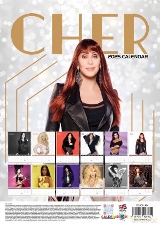 Cher: 2025 Calendar [KALENDARZ]