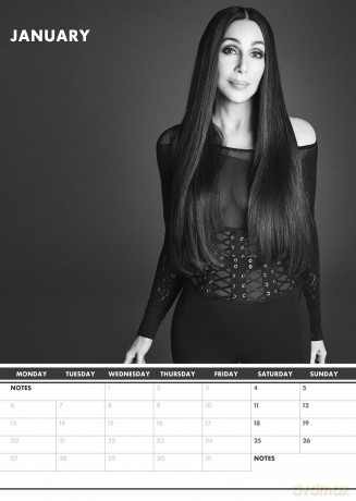 Cher: 2025 Calendar [KALENDARZ]