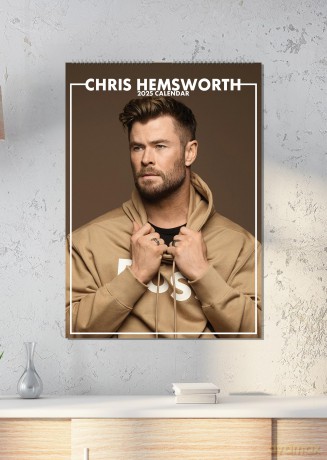 Chris Hemsworth: 2025 Calendar [KALENDARZ]