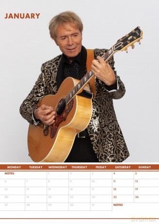 Cliff Richard: 2025 Calendar [KALENDARZ]
