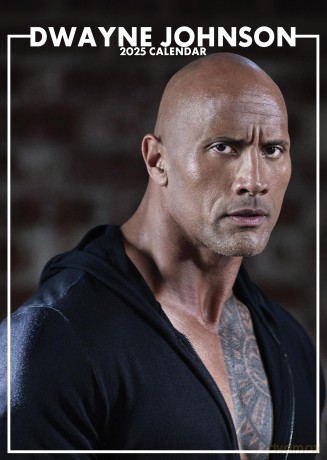Dwayne Johnson: 2025 Calendar [KALENDARZ]