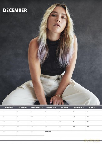 Florence Pugh: 2025 Calendar [KALENDARZ]