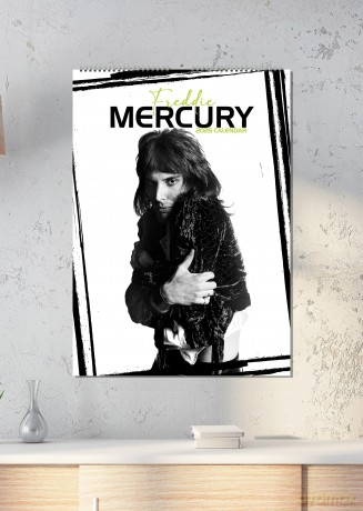 Freddie Mercury: 2025 Calendar [KALENDARZ]