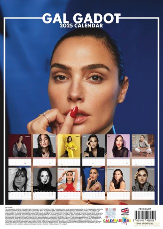 Gal Godot: 2025 Calendar [KALENDARZ]