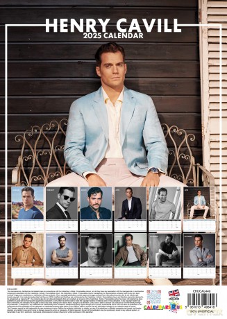 Henry Cavill: 2025 Calendar [KALENDARZ]