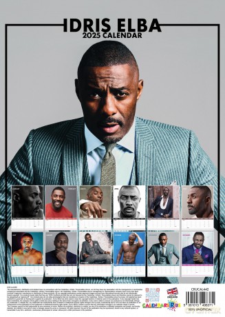 Idris Elba: 2025 Calendar [KALENDARZ]