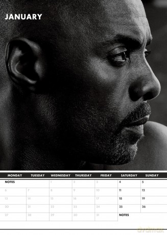 Idris Elba: 2025 Calendar [KALENDARZ]
