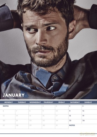 Jamie Dornan: 2025 Calendar [KALENDARZ]