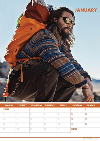 Jason Momoa: 2025 Calendar [KALENDARZ]