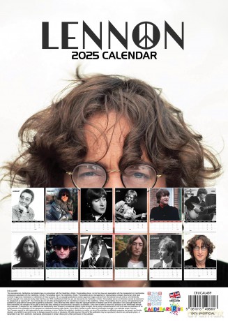 John Lennon: 2025 Calendar [KALENDARZ]