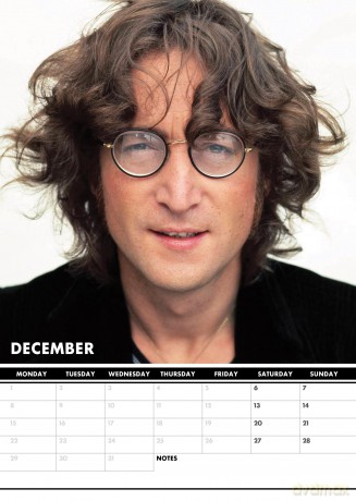 John Lennon: 2025 Calendar [KALENDARZ]