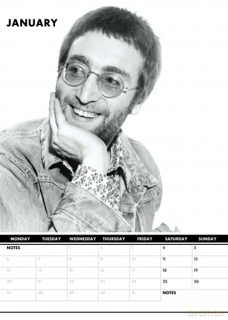 John Lennon: 2025 Calendar [KALENDARZ]
