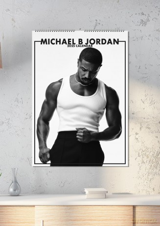 Michael B Jordan: 2025 Calendar [KALENDARZ]