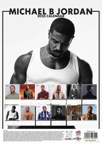 Michael B Jordan: 2025 Calendar [KALENDARZ]