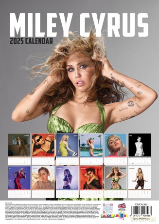 Miley Cyrus: 2025 Calendar [KALENDARZ]