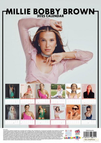 Millie Bobby Brown: 2025 Calendar [KALENDARZ]