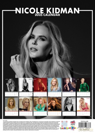 Nicole Kidman: 2025 Calendar [KALENDARZ]