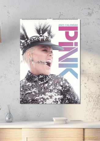 Pink: 2025 Calendar [KALENDARZ]