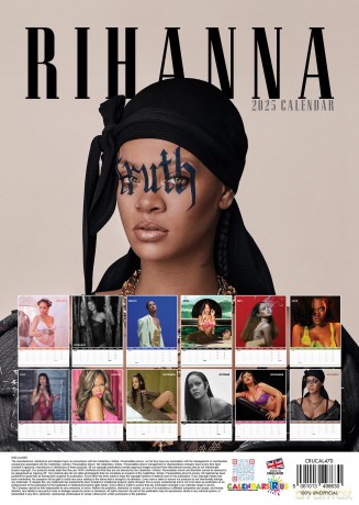 Rihanna: 2025 Calendar [KALENDARZ]