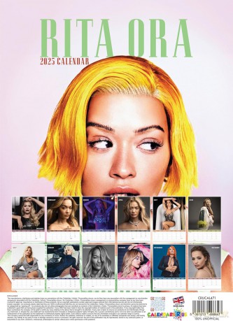 Rita Ora: 2025 Calendar [KALENDARZ]