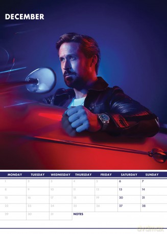 Ryan Gosling: 2025 Calendar [KALENDARZ]