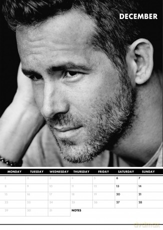 Ryan Reynolds: 2025 Calendar [KALENDARZ]