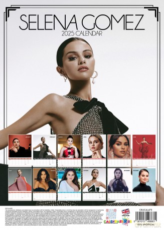 Selena Gomez: 2025 Calendar [KALENDARZ]
