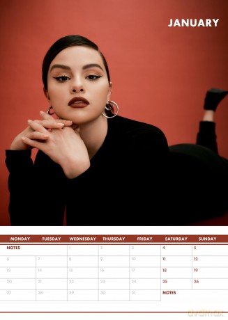 Selena Gomez: 2025 Calendar [KALENDARZ]