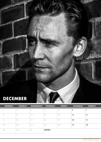 Tom Hiddleston: 2025 Calendar [KALENDARZ]
