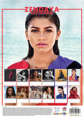 Zendaya: 2025 Calendar [KALENDARZ]