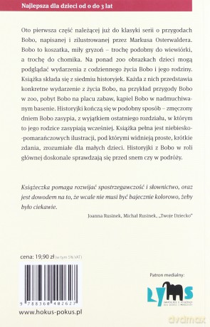 Bobo Historyjki Obrazkowe Dla Najmłodszych Dzieci Wyd. 2 - Markus Osterwalder [KSIĄŻKA]