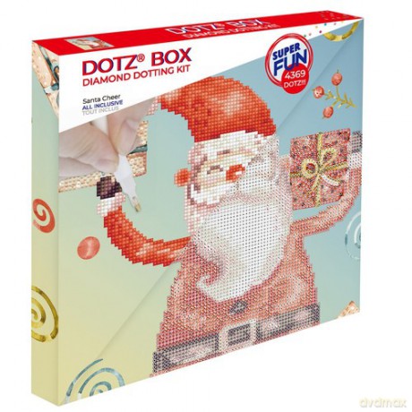 Diamond Dotting Kit Dotz Box Santa Cheer