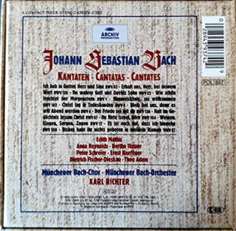 Richter: Bach:Cantatas Vol.2 [5CD]