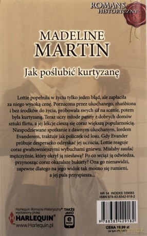 Jak poślubić kurtyzanę - Madeline Martin [KSIĄŻKA]