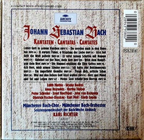 Karl Richter: Bach:Cantatas vol.3 [6CD]