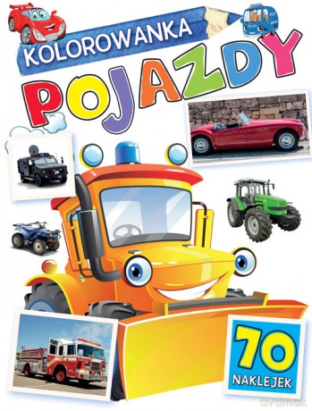 Kolorowanka Pojazdy [KSIĄŻKA]
