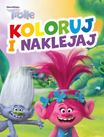 Koloruj i naklejaj! Trolle [KSIĄŻKA]