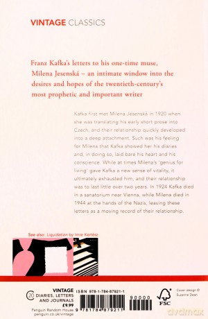Letters to Milena - Franz Kafka [KSIĄŻKA]