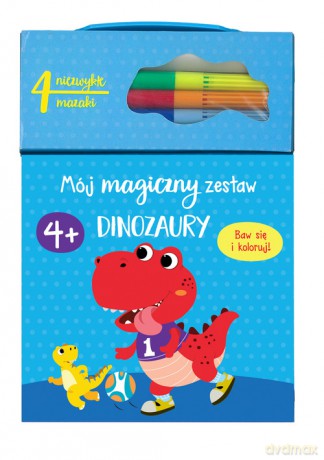 Mój magiczny zestaw. Dinozaury [KSIĄŻKA]