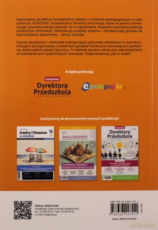 Nadzór pedagogiczny w szkole i przedszkolu. Praktyczne zastosowanie przepisów. Stan prawny: sierpień - Zofia Rudzińska, Wanda Pakulniewicz [KSIĄŻKA]