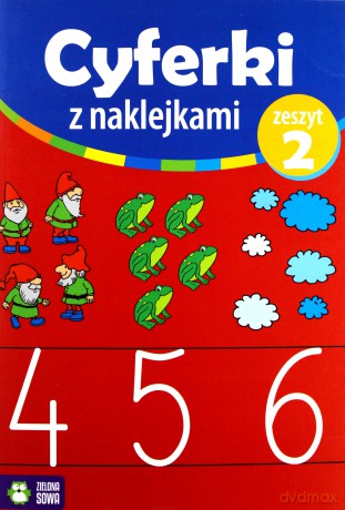 Cyferki Z Naklejkami Zeszyt 2 [KSIĄŻKA]